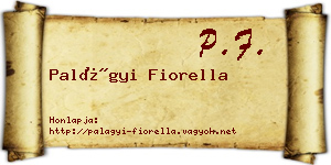 Palágyi Fiorella névjegykártya